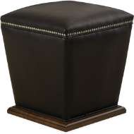 Picture of L9308-00 LEATHER BONGO OTTOMAN