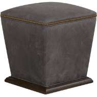 Picture of L9308-00 LEATHER BONGO OTTOMAN