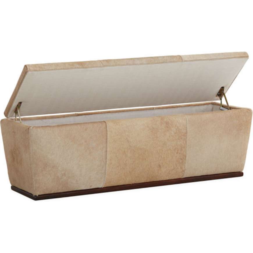 Picture of L9303-40 LEATHER STORAGE BENCH