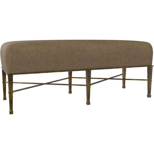 Picture of L9296-90 LEATHER COCKTAIL BENCH