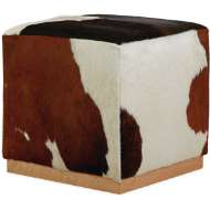 Picture of L9259-00 LEATHER OTTOMAN