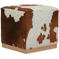 Picture of L9259-00 LEATHER OTTOMAN