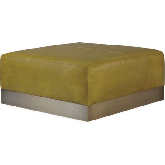 Picture of L9119-90 LEATHER COCKTAIL OTTOMAN