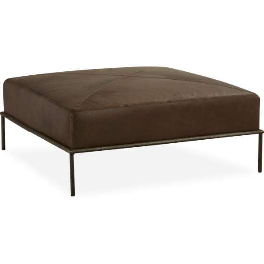 Picture of L9099-90 LEATHER COCKTAIL OTTOMAN