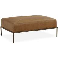 Picture of L9099-92 LEATHER COCKTAIL OTTOMAN