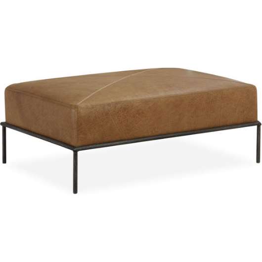 Picture of L9059-92 LEATHER COCKTAIL OTTOMAN