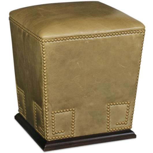 Picture of L9045-00 LEATHER BONGO OTTOMAN