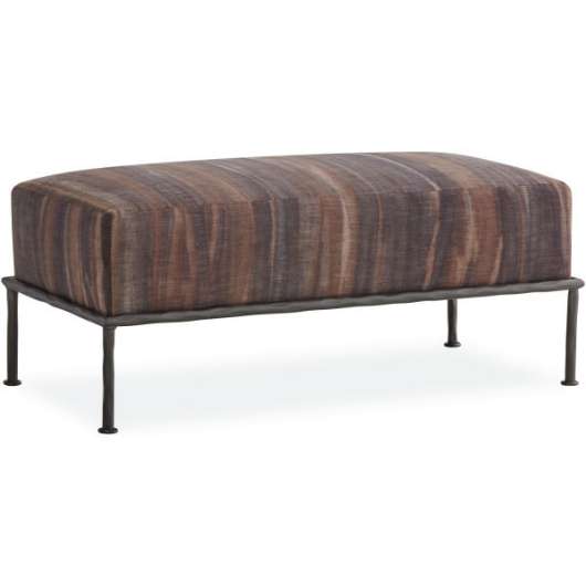 Picture of L9039-91 LEATHER COCKTAIL OTTOMAN