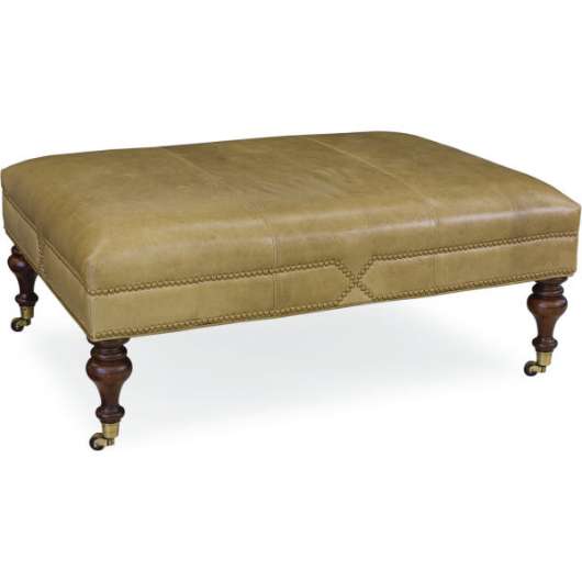 Picture of L9010-90 LEATHER COCKTAIL OTTOMAN