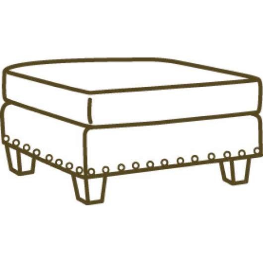 Picture of L3722-00 LEATHER OTTOMAN