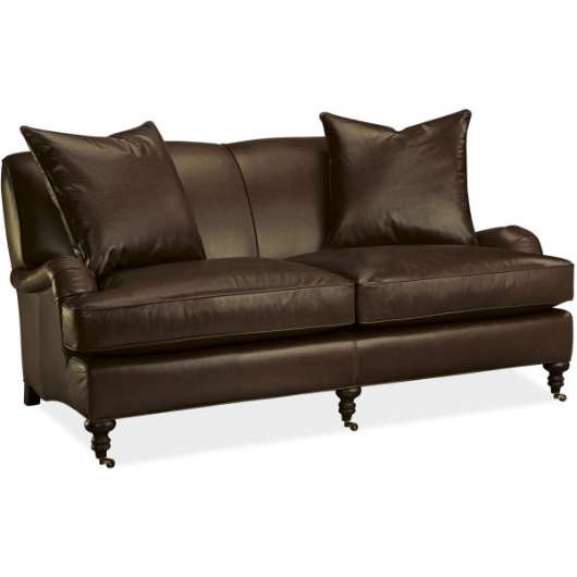 Picture of L3278-02 LEATHER LOVESEAT