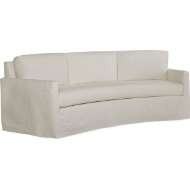 Picture of C5422-33 SLIPCOVERED CURVED SOFA