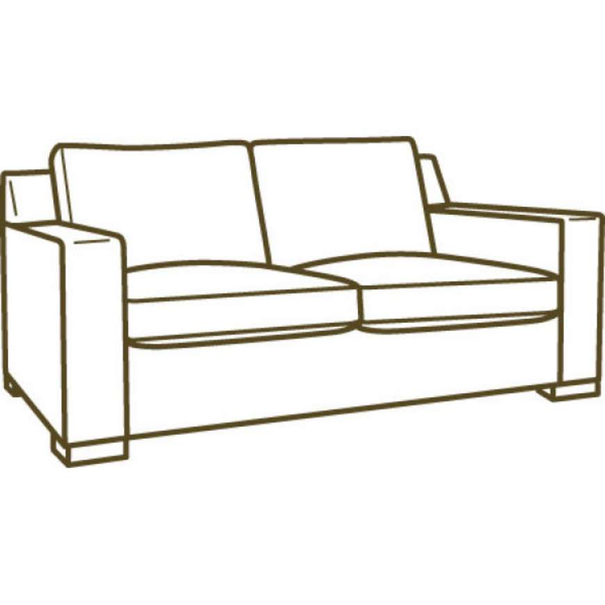 Picture of C4014-11 SLIPCOVERED APARTMENT SOFA