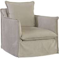 Picture of LS1297-01 LEATHER SLIPCOVERED CHAIR