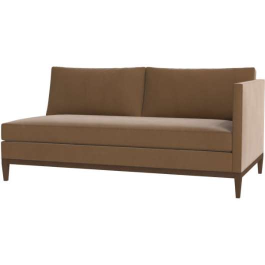 Picture of L3585-19RF LEATHER ONE ARM LOVESEAT