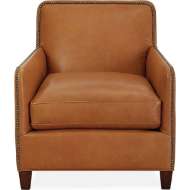 Picture of L1908-01 LEATHER CHAIR