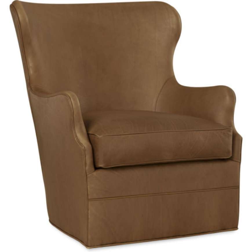 Picture of L1983-41SW LEATHER SWIVEL CHAIR