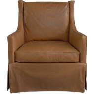 Picture of L1211-01SW LEATHER SWIVEL CHAIR