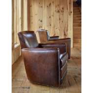 Picture of L1017-01SW LEATHER SWIVEL CHAIR