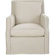 Picture of C7073-01SW SLIPCOVERED SWIVEL CHAIR