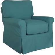 Picture of C5632-01SW SLIPCOVERED SWIVEL CHAIR