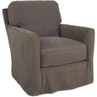 Picture of C3121-01SW SLIPCOVERED SWIVEL CHAIR