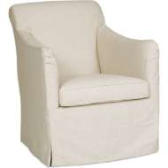 Picture of C1717-01SG SLIPCOVERED SWIVEL GLIDER