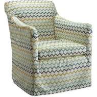 Picture of C1717-01SW SLIPCOVERED SWIVEL CHAIR