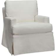 Picture of C1601-01SG SLIPCOVERED SWIVEL GLIDER