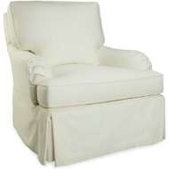 Picture of C1074-01SG SLIPCOVERED SWIVEL GLIDER