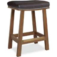 Picture of L9000-51 LEATHER COUNTER STOOL