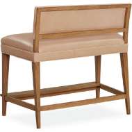 Picture of L7103-57 LEATHER AUGUST BAR BENCH