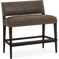 Picture of L7103-57 LEATHER AUGUST BAR BENCH