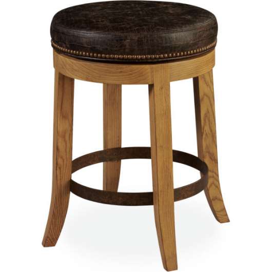 Picture of L5973-51SW LEATHER SWIVEL COUNTER STOOL