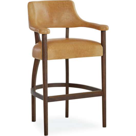 Picture of L5595-52 LEATHER BAR STOOL