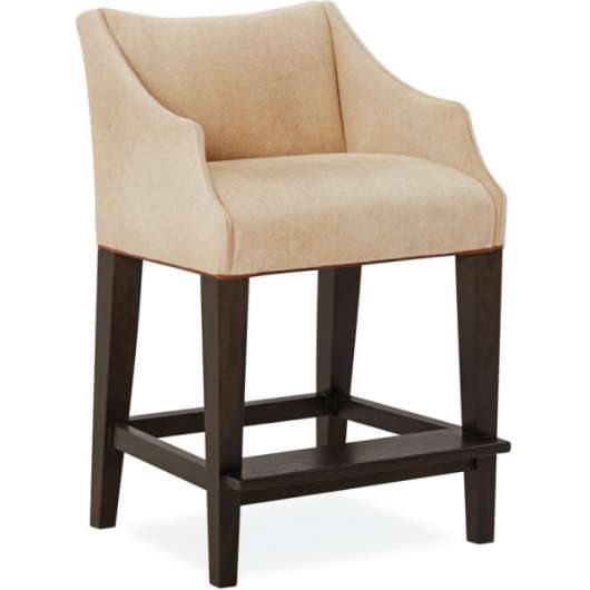 Picture of L5206-51 LEATHER CAMPAIGN COUNTER STOOL