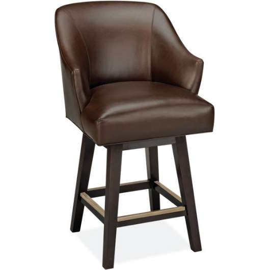 Picture of L5002-51SW LEATHER SWIVEL COUNTER STOOL