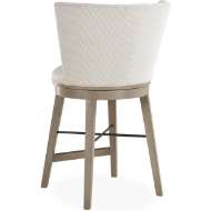 Picture of L4389-52SW LEATHER SWIVEL BAR STOOL