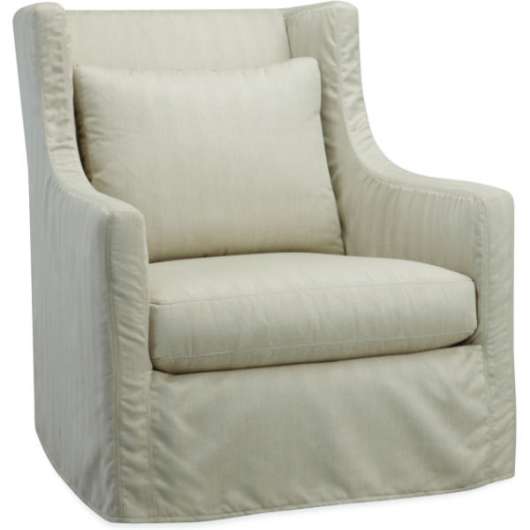 Picture of US116-01SW LOTUS OUTDOOR SLIPCOVERED SWIVEL CHAIR