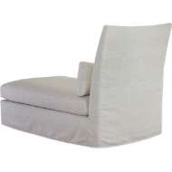 Picture of US3900-85LF PALM OUTDOOR SLIPCOVERED ONE ARM CHAISE