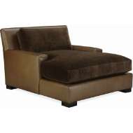 Picture of L8801-21 LEATHER TV LOUNGER