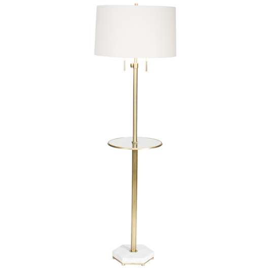 Picture of GRANVILLE ▪FLOOR LAMP ●ANTIQUE BRASS