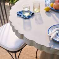 Picture of GRADY ROUND SCALLOPED DINING TABLE